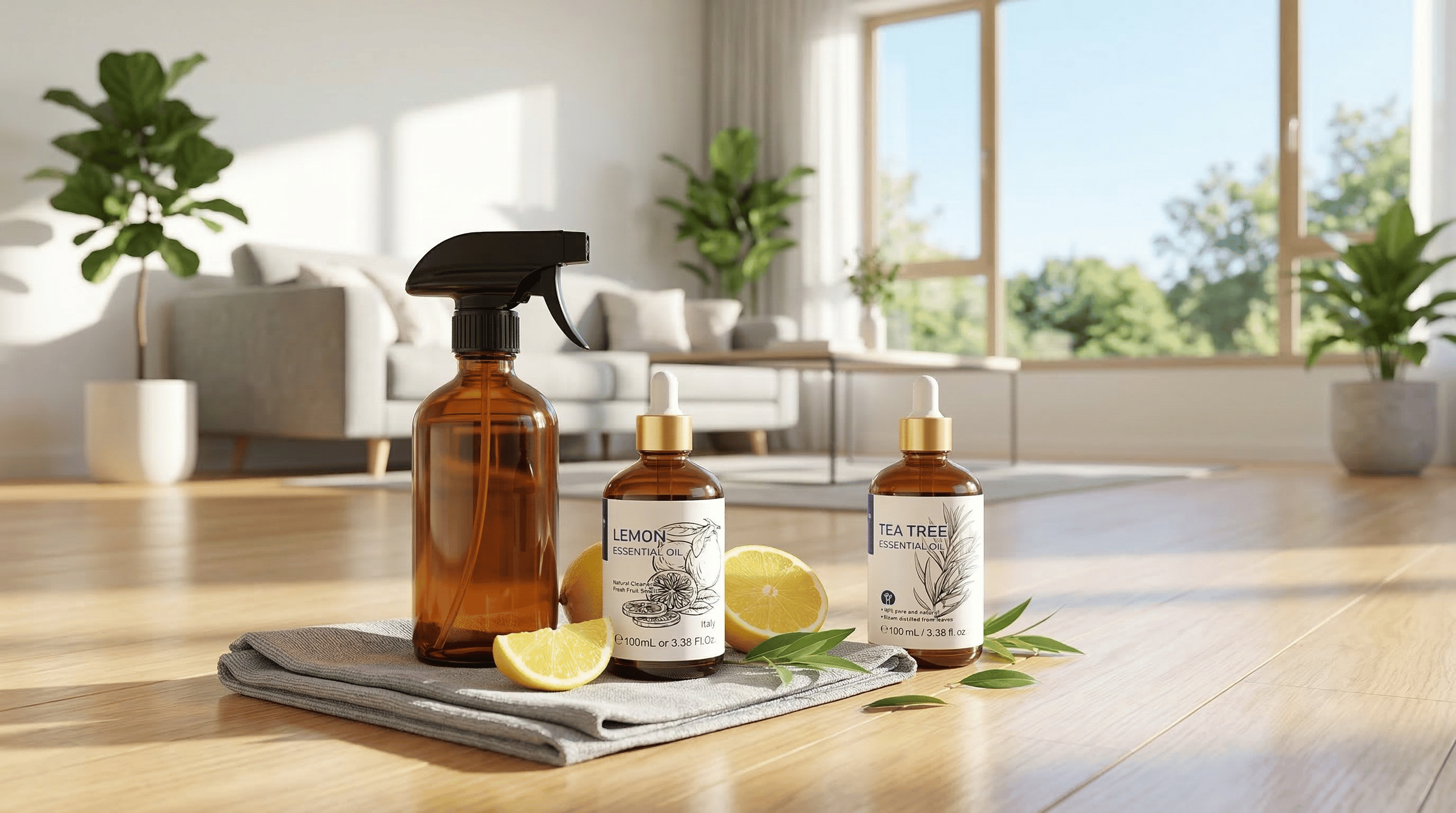 How to Make Homemade Floor Cleaner Solution with Essential Oils