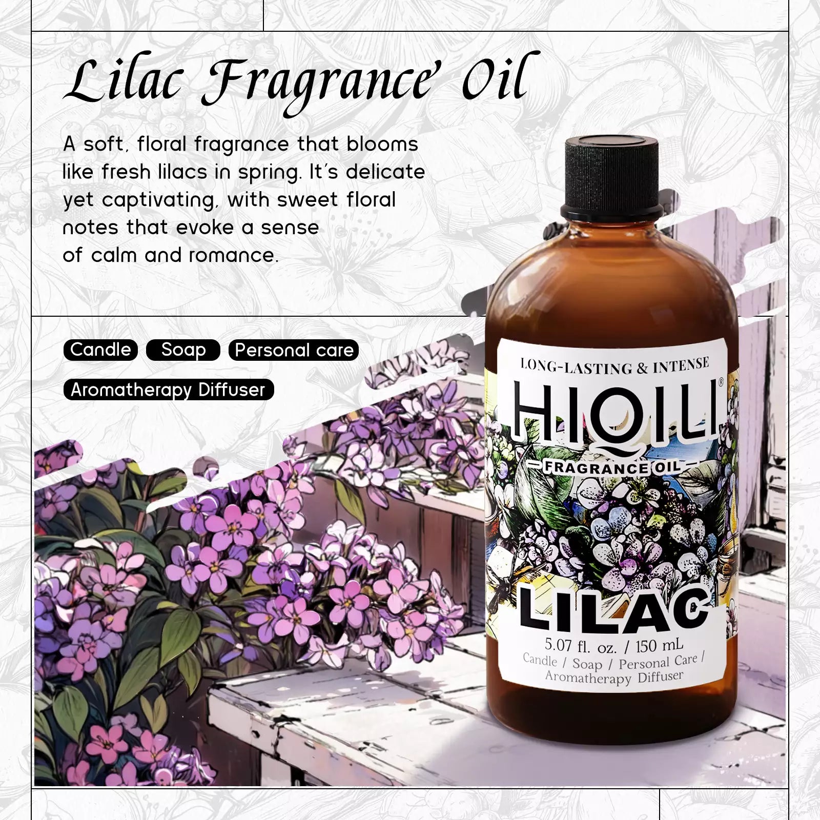 HIQILI Lilac Fragrance Oil