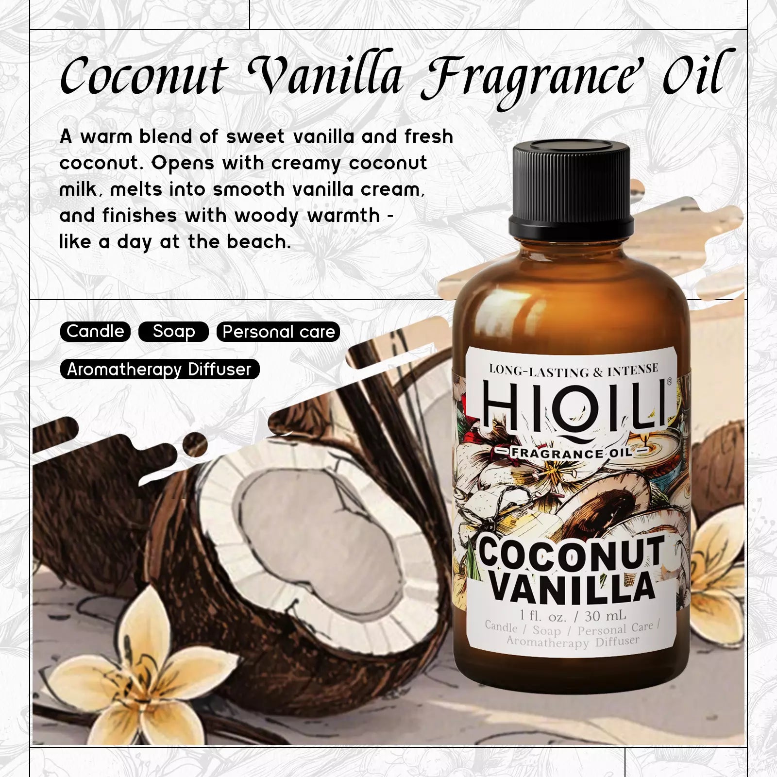 Coconut Vanilla Fragrance Oil