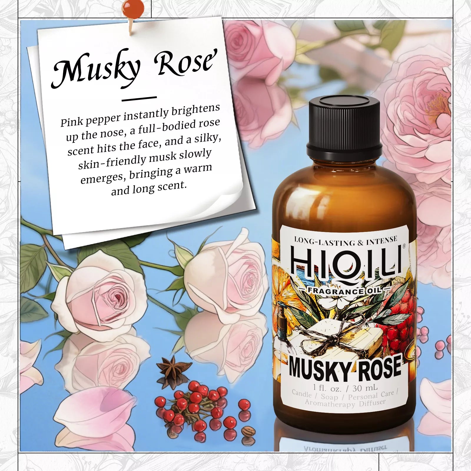 Musky Rose Fragrance Oil