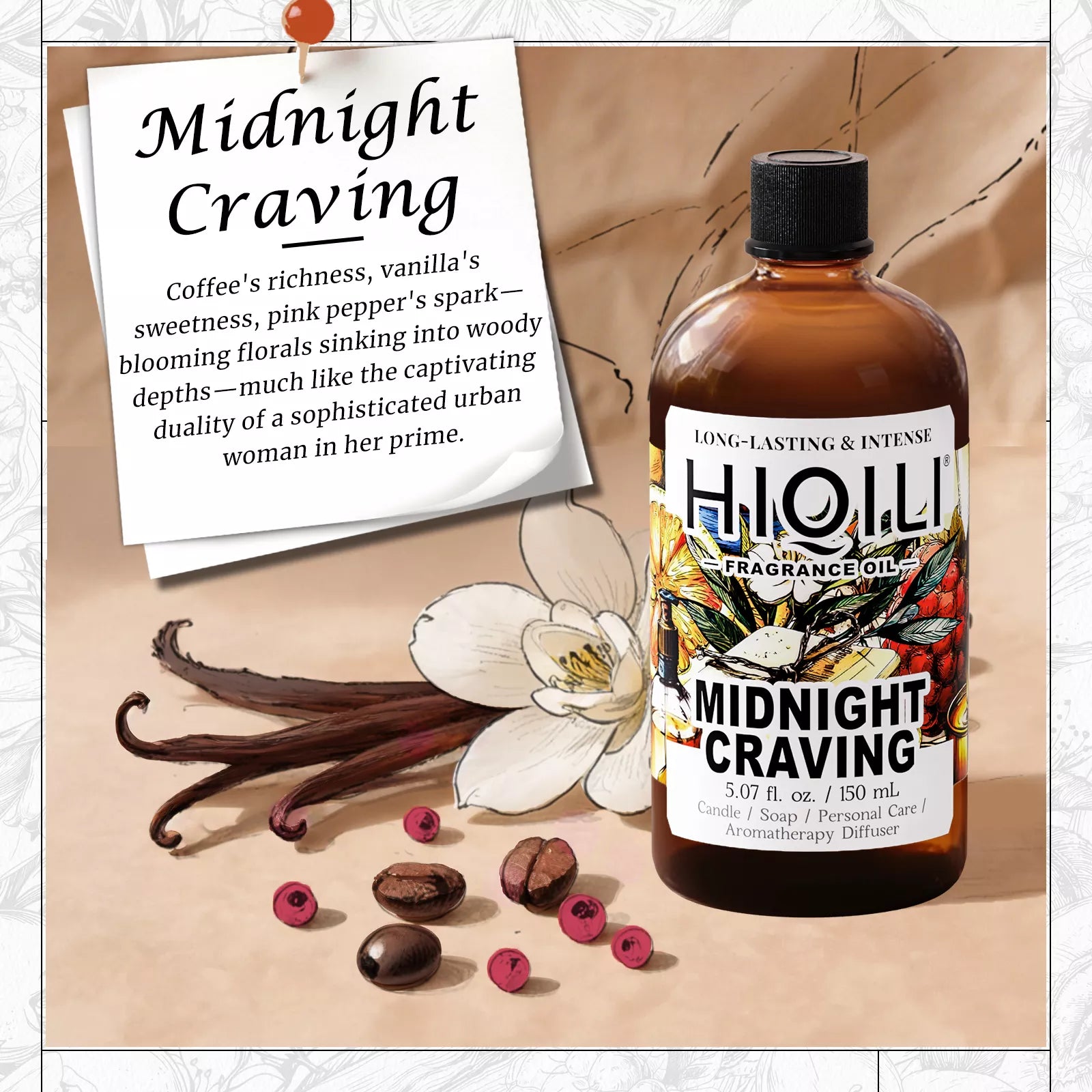HIQILI Midnight Craving Fragrance Oil