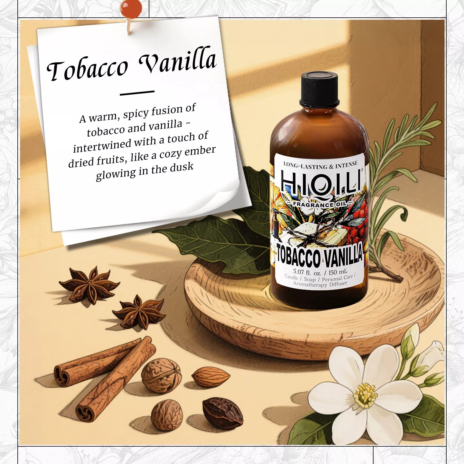 Tobacco Vanilla Fragrance Oil
