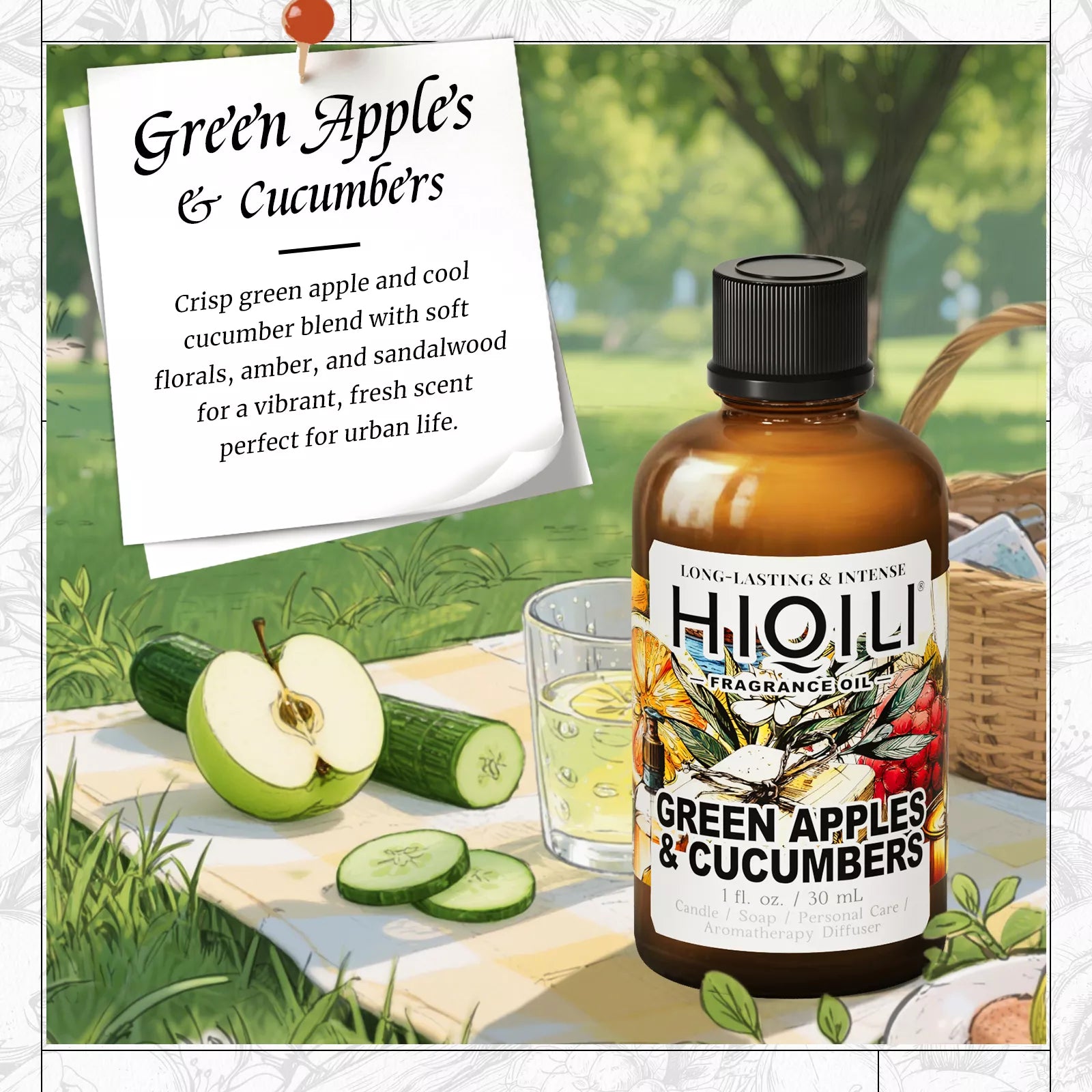 Green Apples & Cucumbers Fragrance Oil