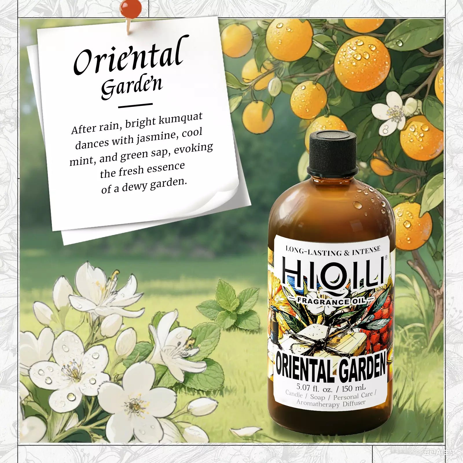 Oriental Garden Fragrance Oil