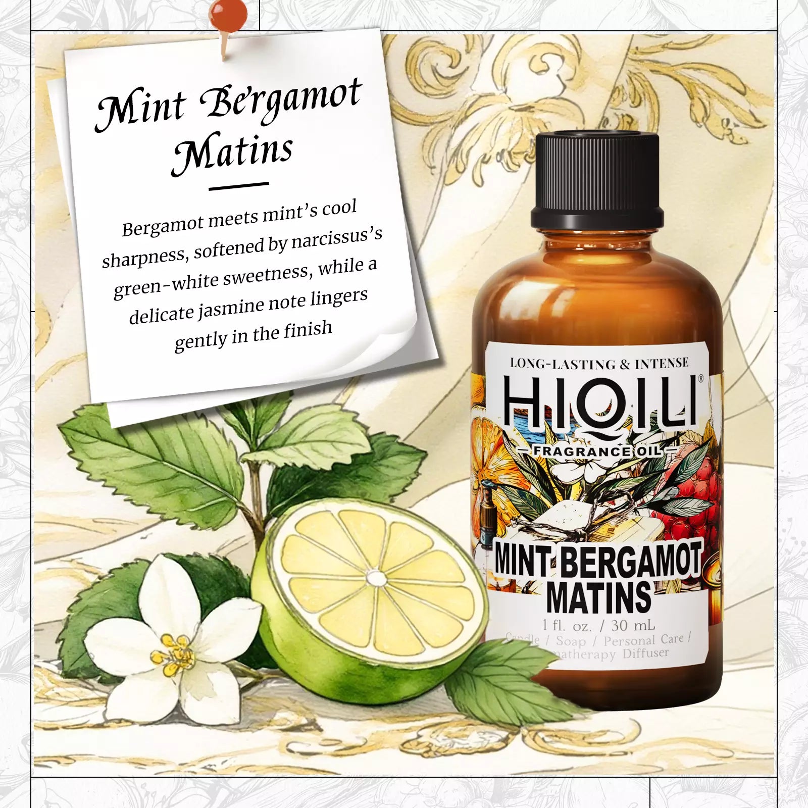 Mint Bergamot Matins Fragrance Oil