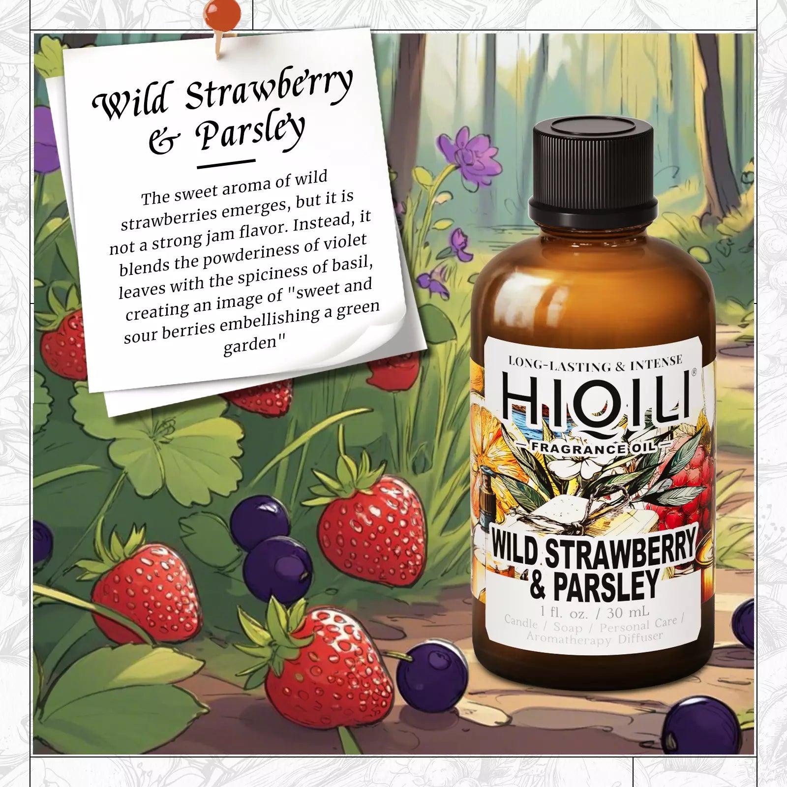 Wild Strawberry & Parsley Fragrance Oil