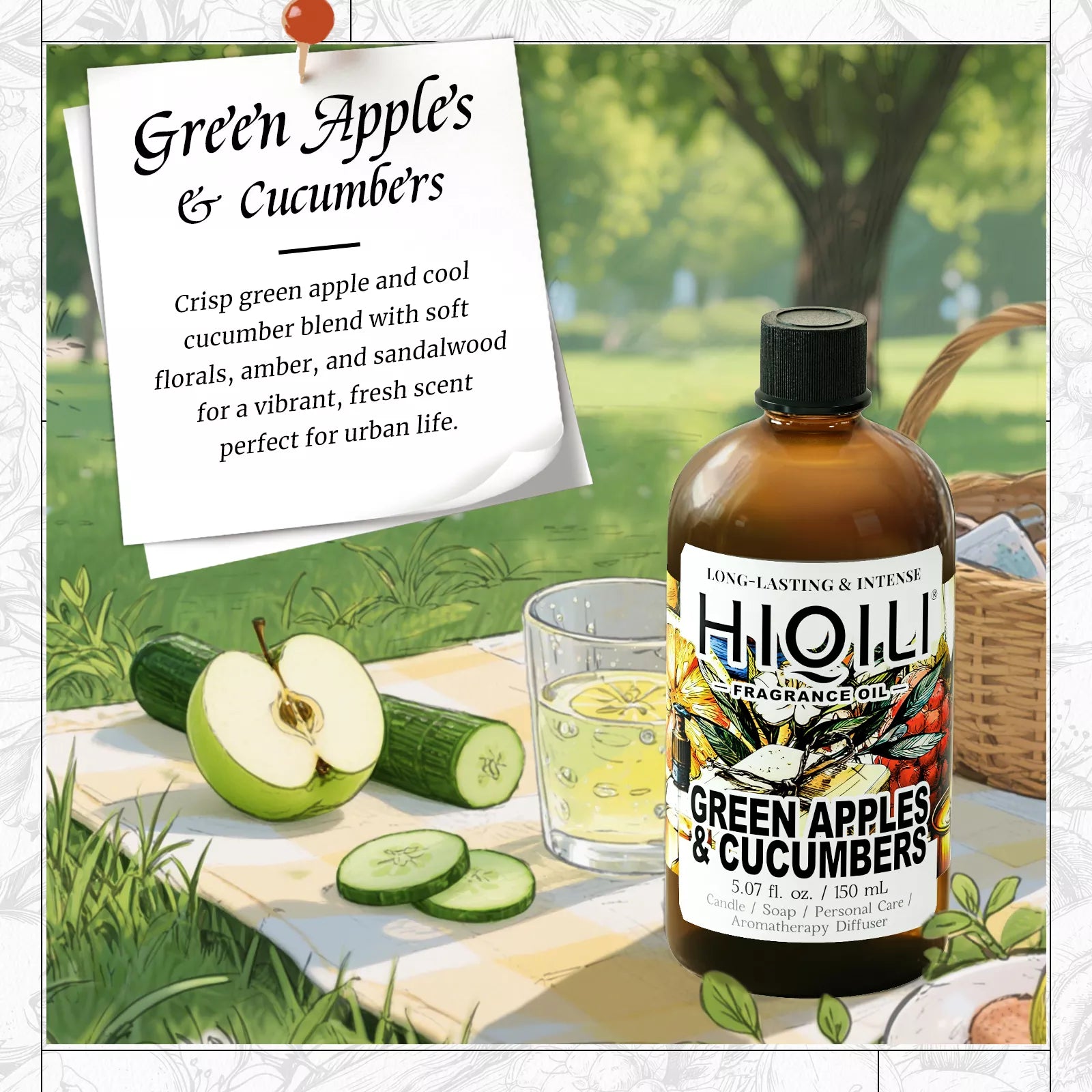 Green Apples & Cucumbers Fragrance Oil