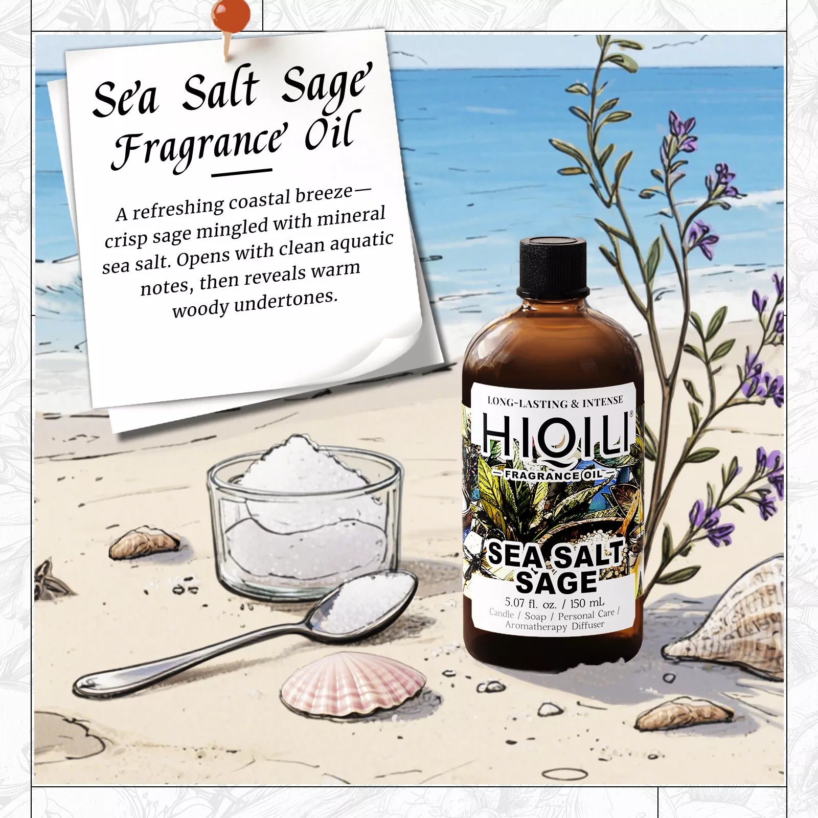Sea Salt Sage Fragrance Oil