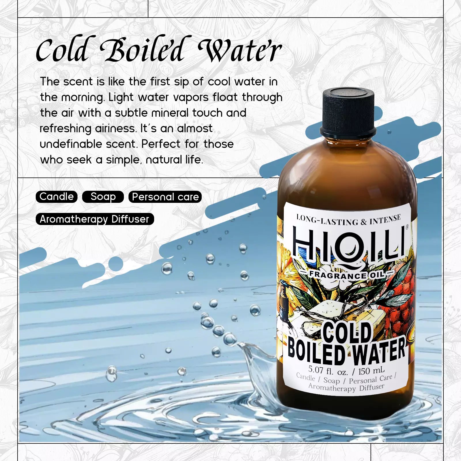 Cold Boiled Water Fragrance Oil