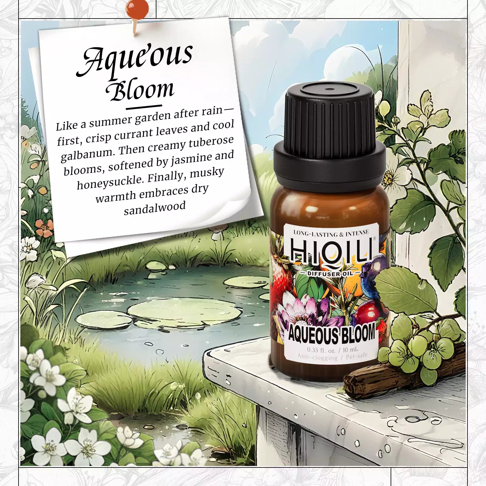 Aqueous Bloom Diffuser Oil