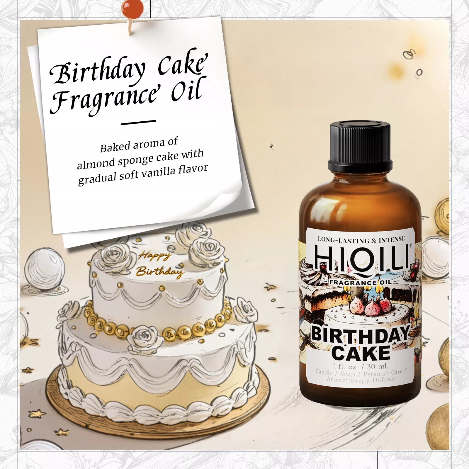 Birthday Cake Fragrance Oil
