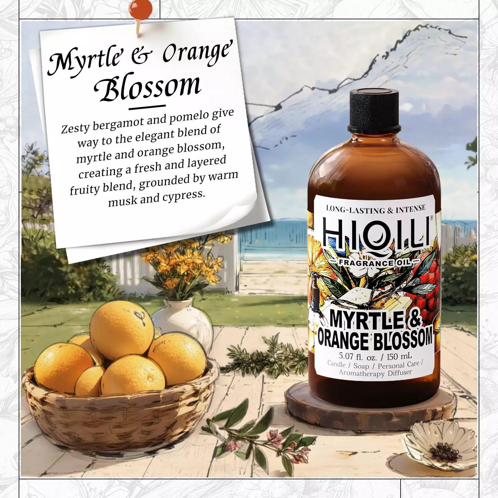 Myrtle & Orange Blossom Fragrance Oil