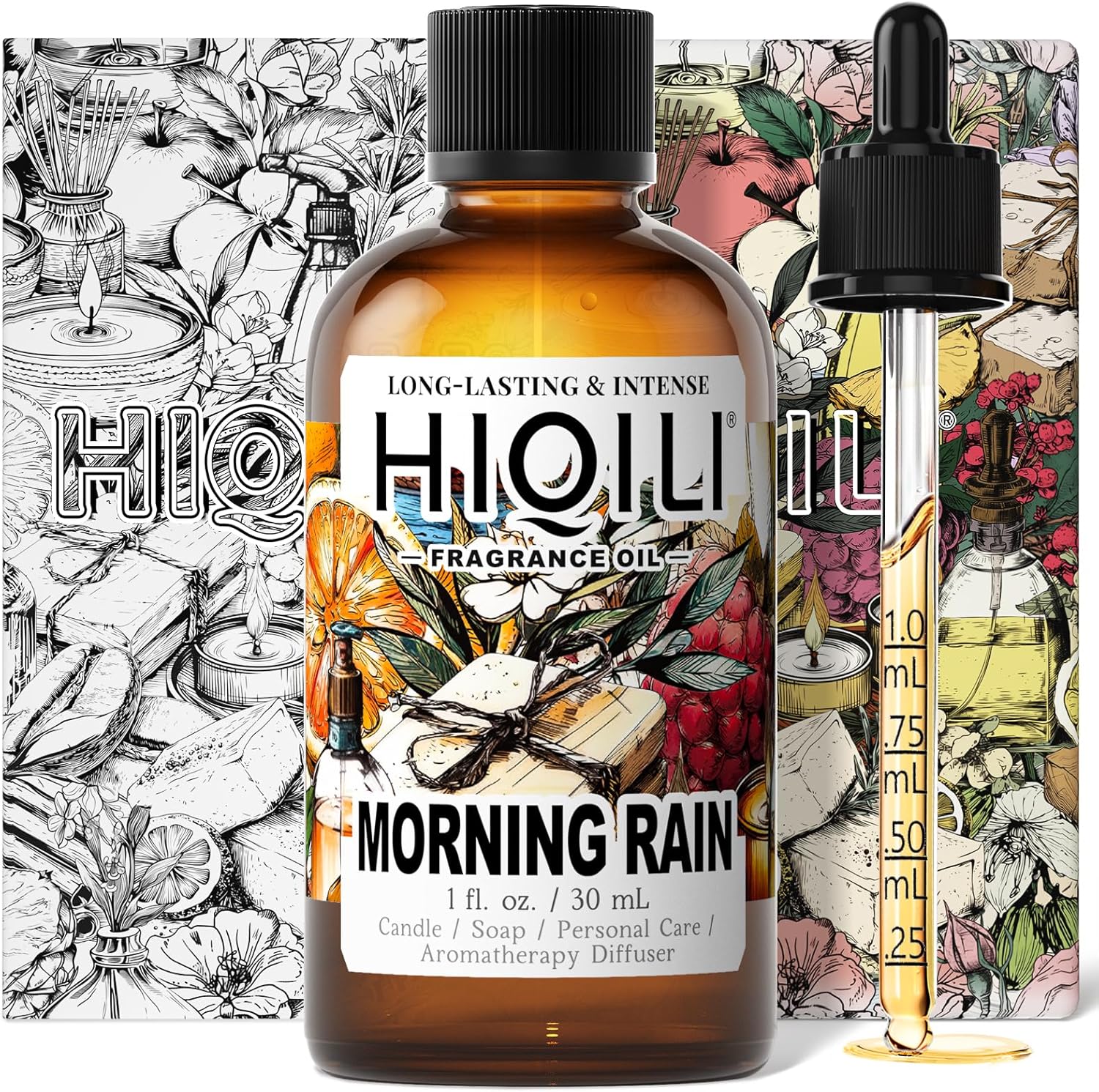 HIQILI Morning Rain Fragrance Oil 1.01 fl. oz. / 30 mL