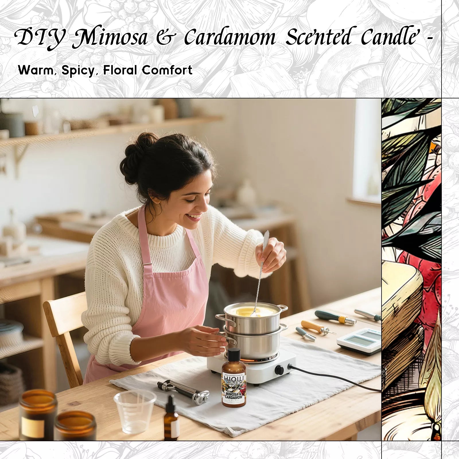 Mimosa & Cardamom Fragrance Oil