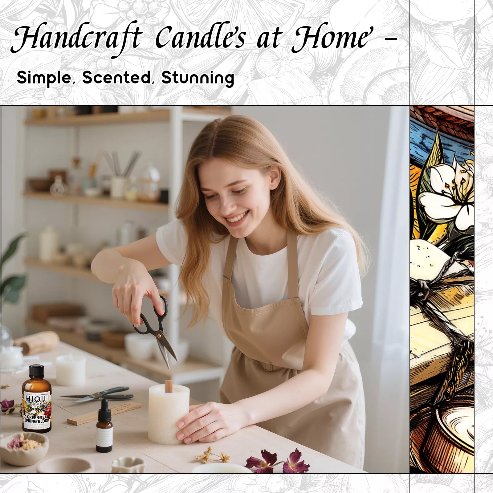 Green Tea Spring Bloom Fragrance Oil