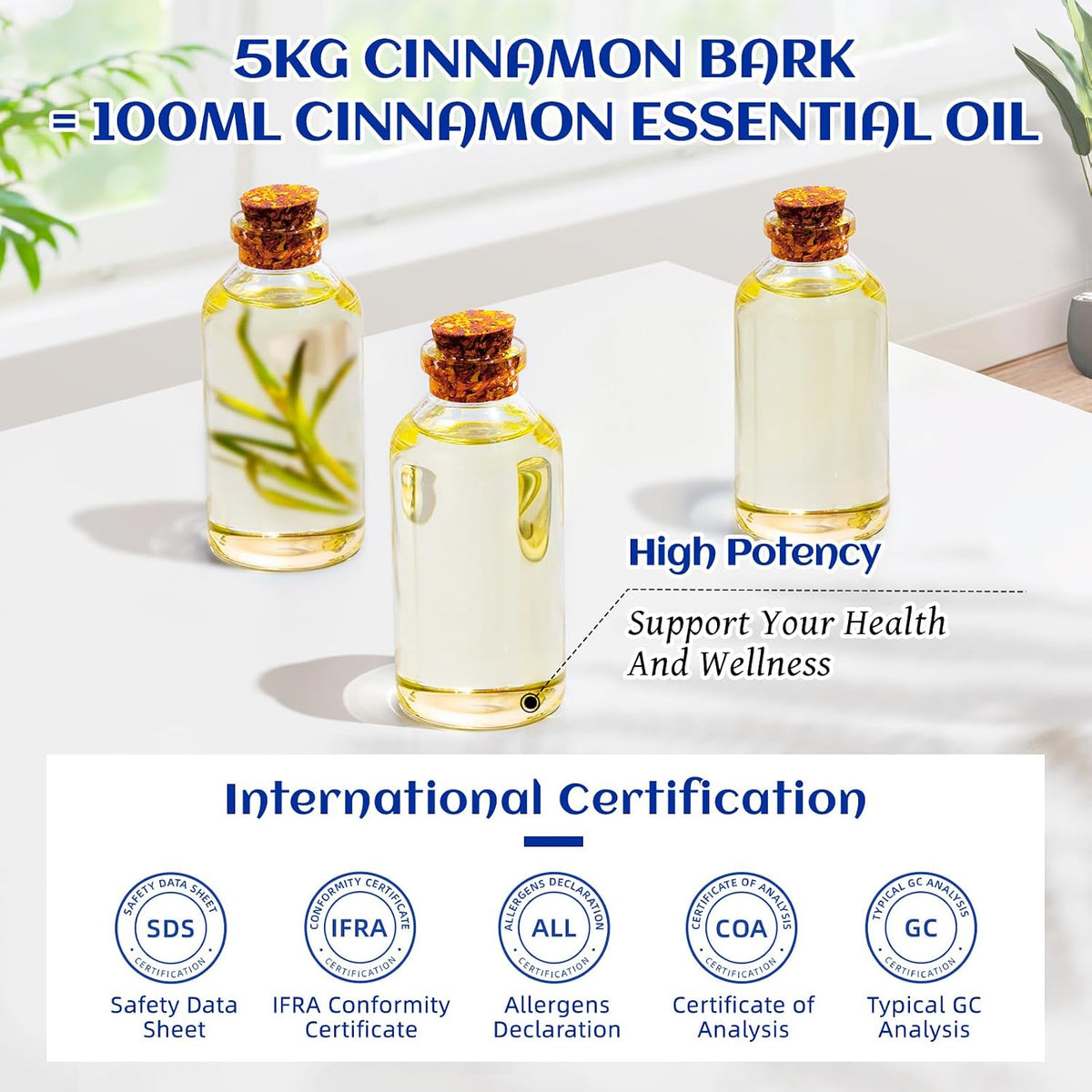 Cinnamon Bark Essential Oil – Warm Spicy Aroma for Diffusers & DIY