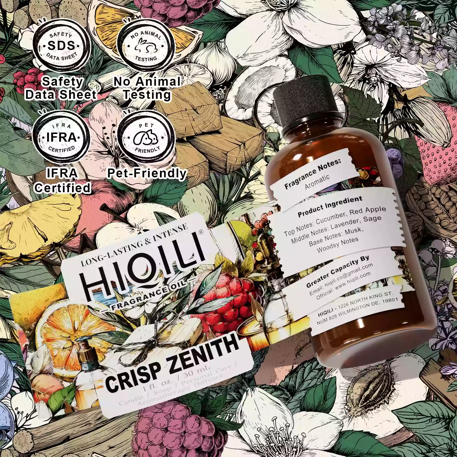 HIQILI Crisp Zenith Fragrance Oil