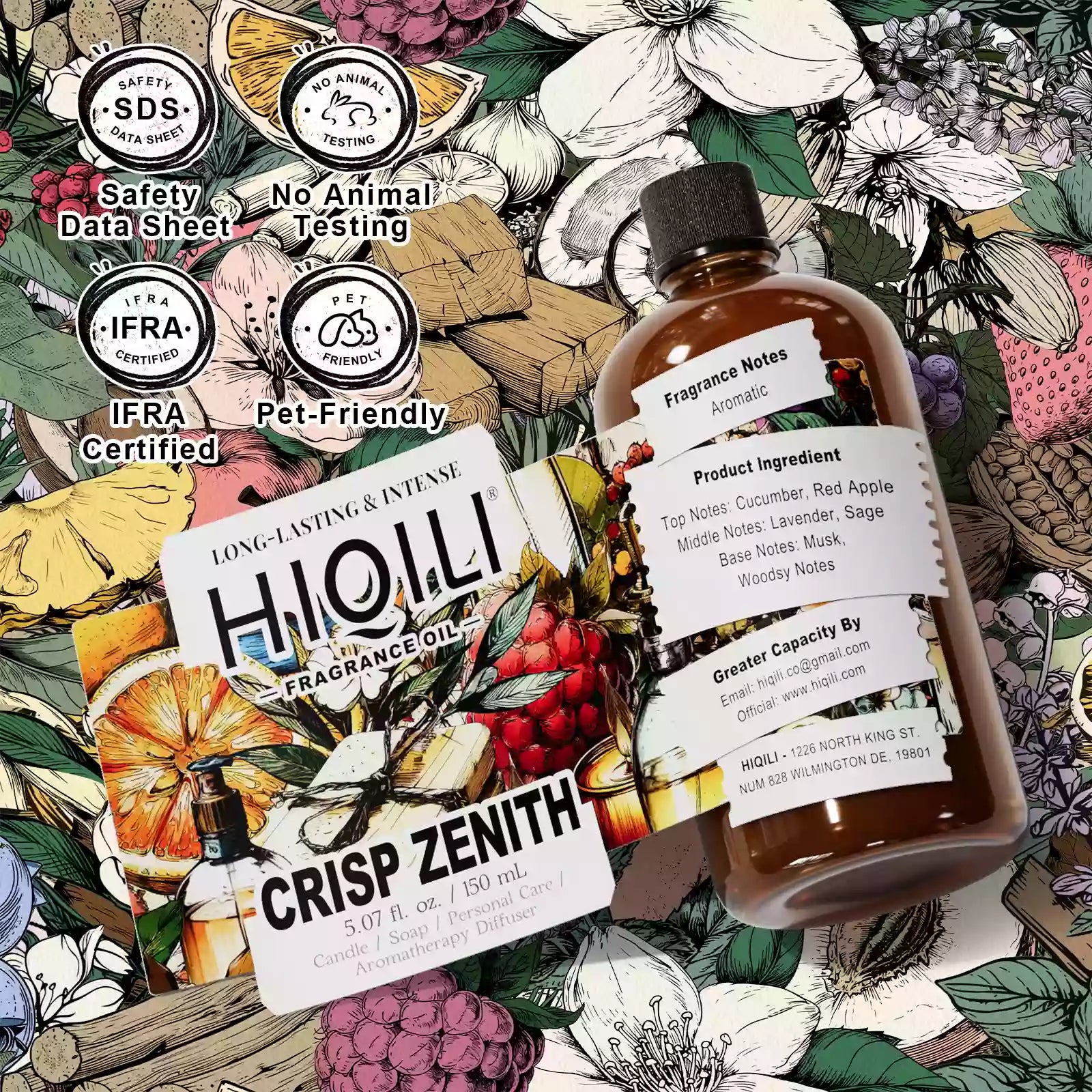 HIQILI Crisp Zenith Fragrance Oil