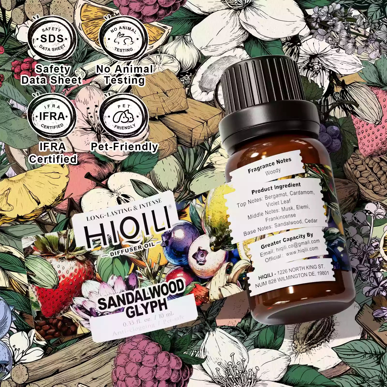 Sandalwood Glyph Diffuser Oil