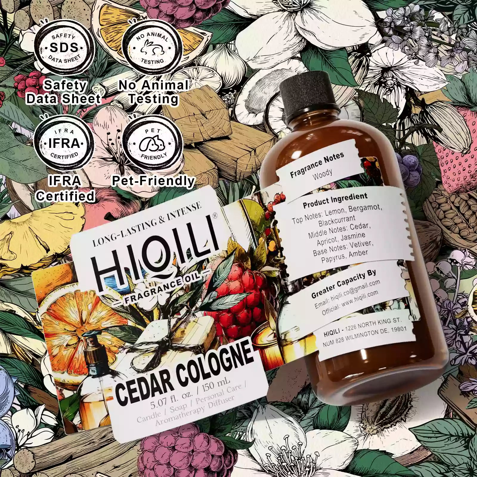 Cedar Cologne Fragrance Oil