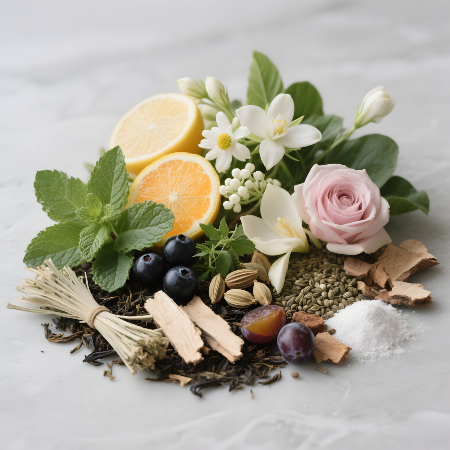 HIQILI white jasmine mint fragrance oil scent composition