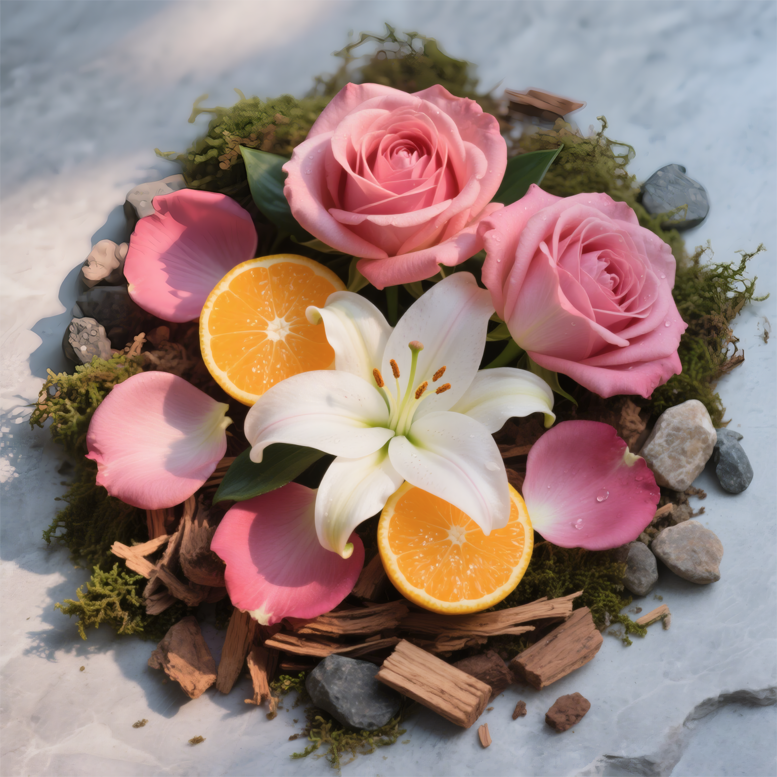 HIQILI floral veil fragrance oil scent composition