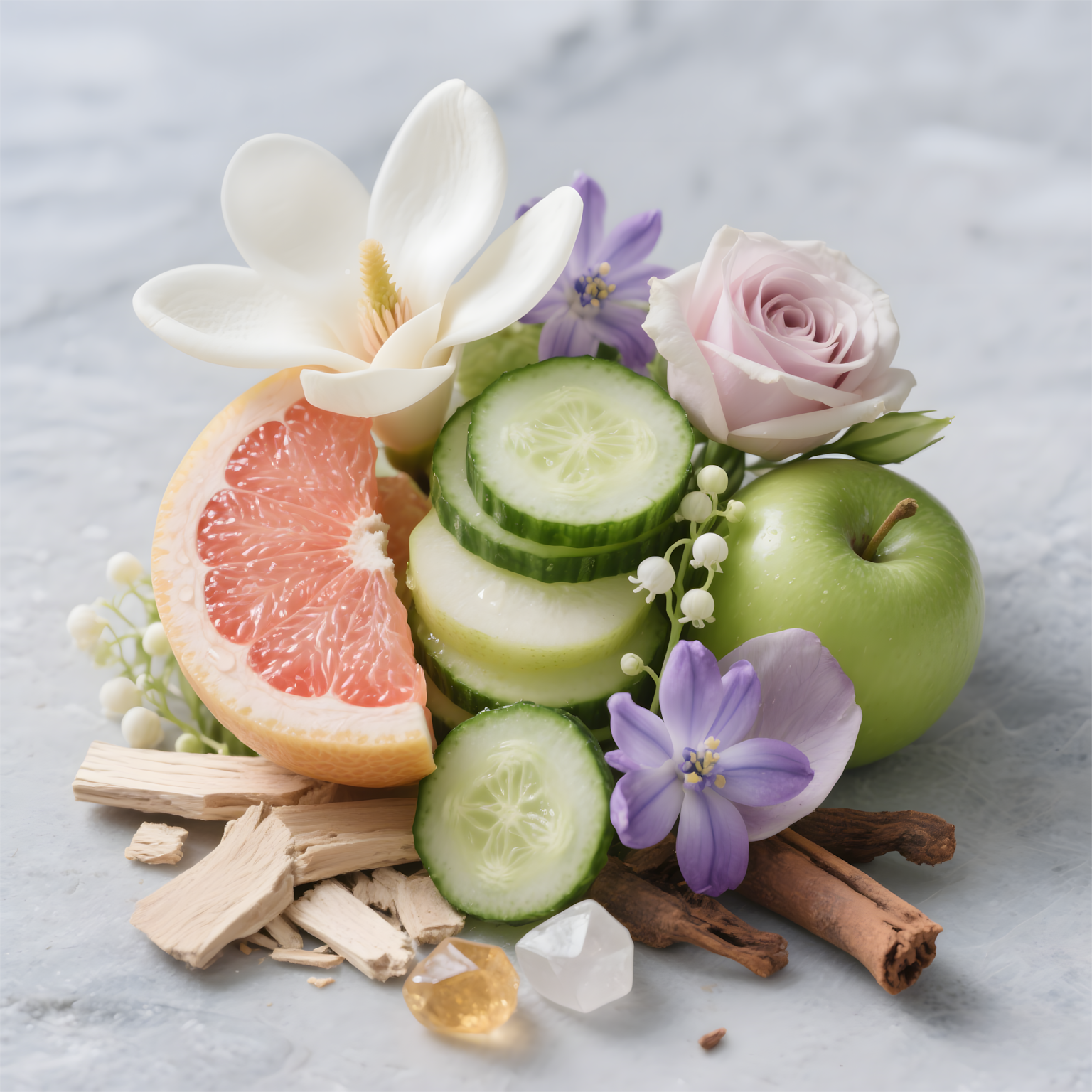 HIQILI green apples and cucmbers fragrance oil scent composition