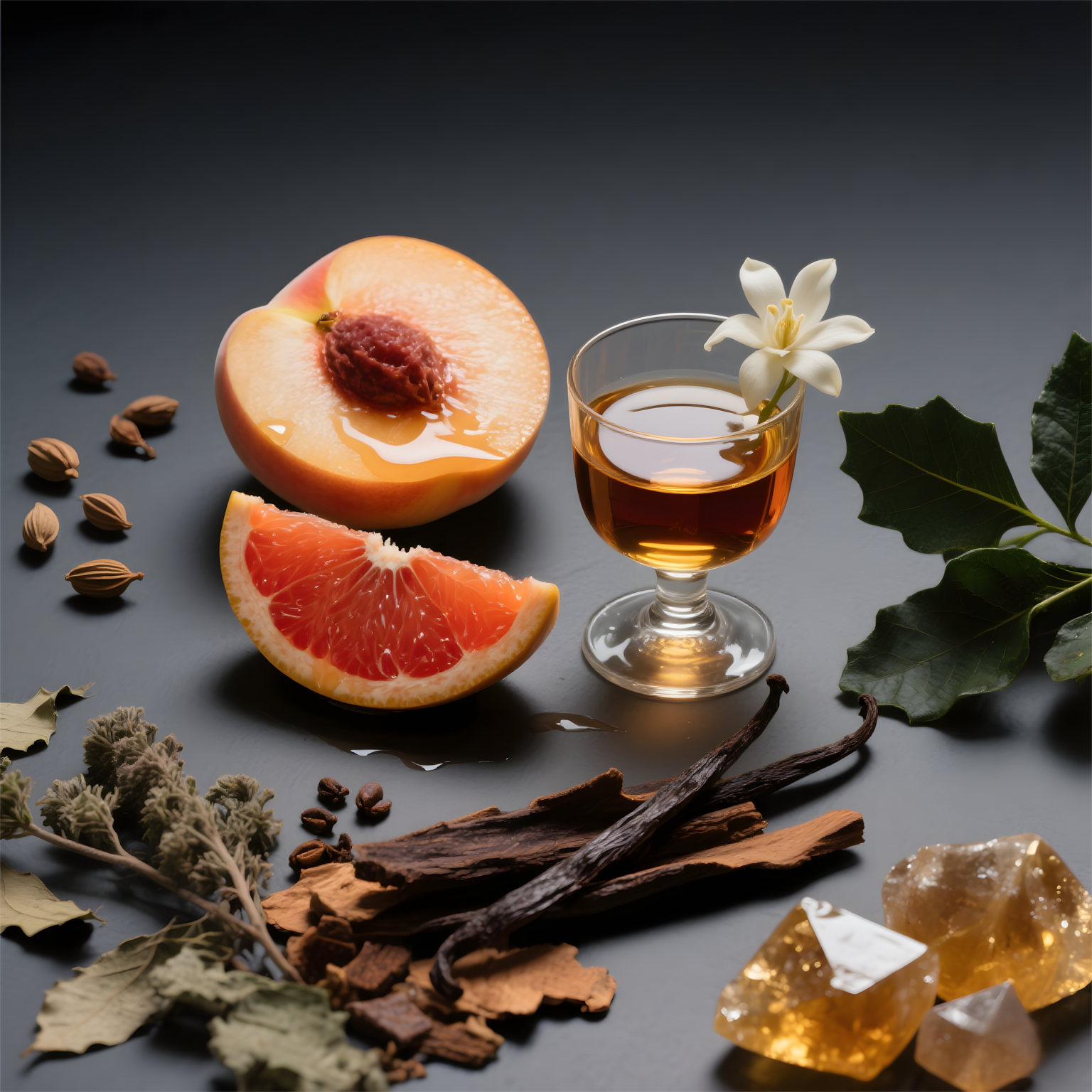 bitter peach fragrance oil scent composition