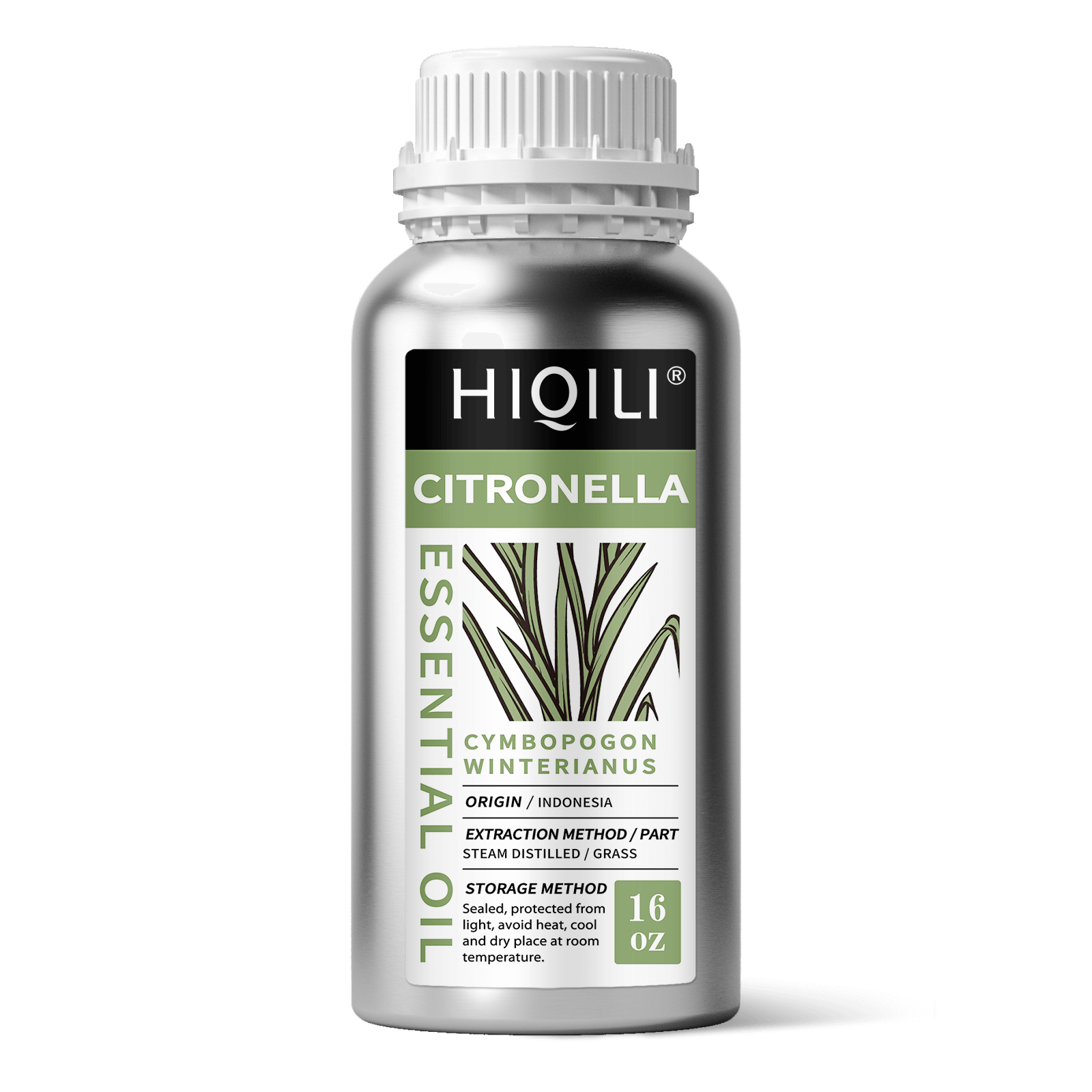 HIQILI Citronella Essential Oil 16 fl.oz. / 500 mL