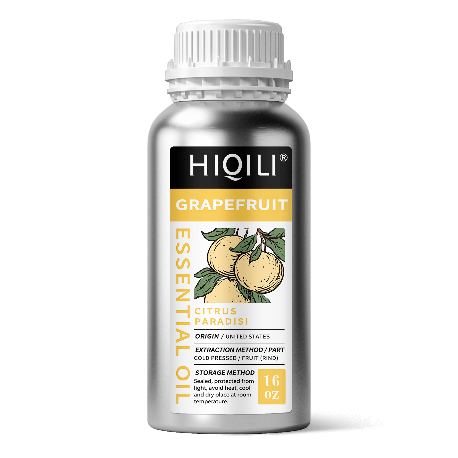 HIQILI Grapefruit Essential Oil 16 fl.oz. / 500 mL