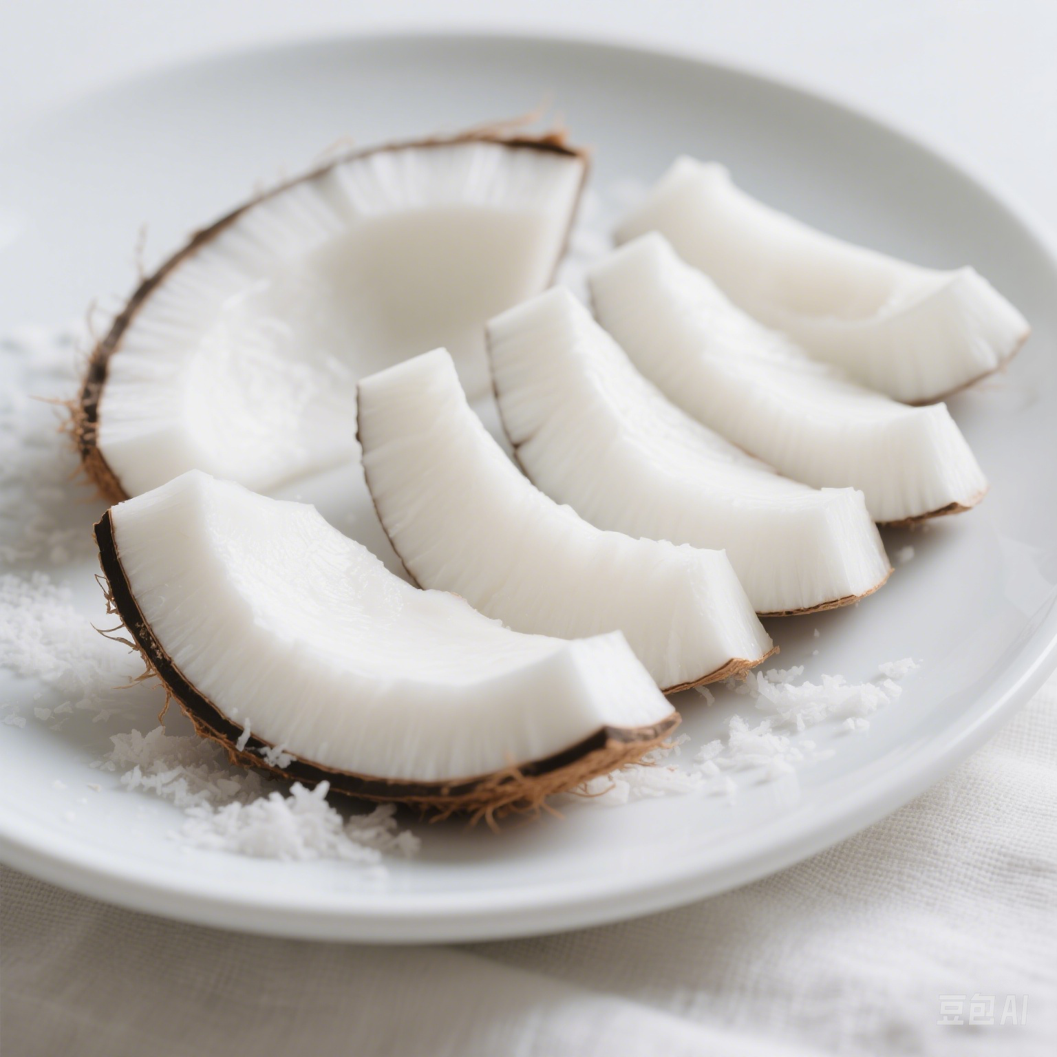 Fresh coconut slices for HIQILI Coconut Fragrance Oil scent profile