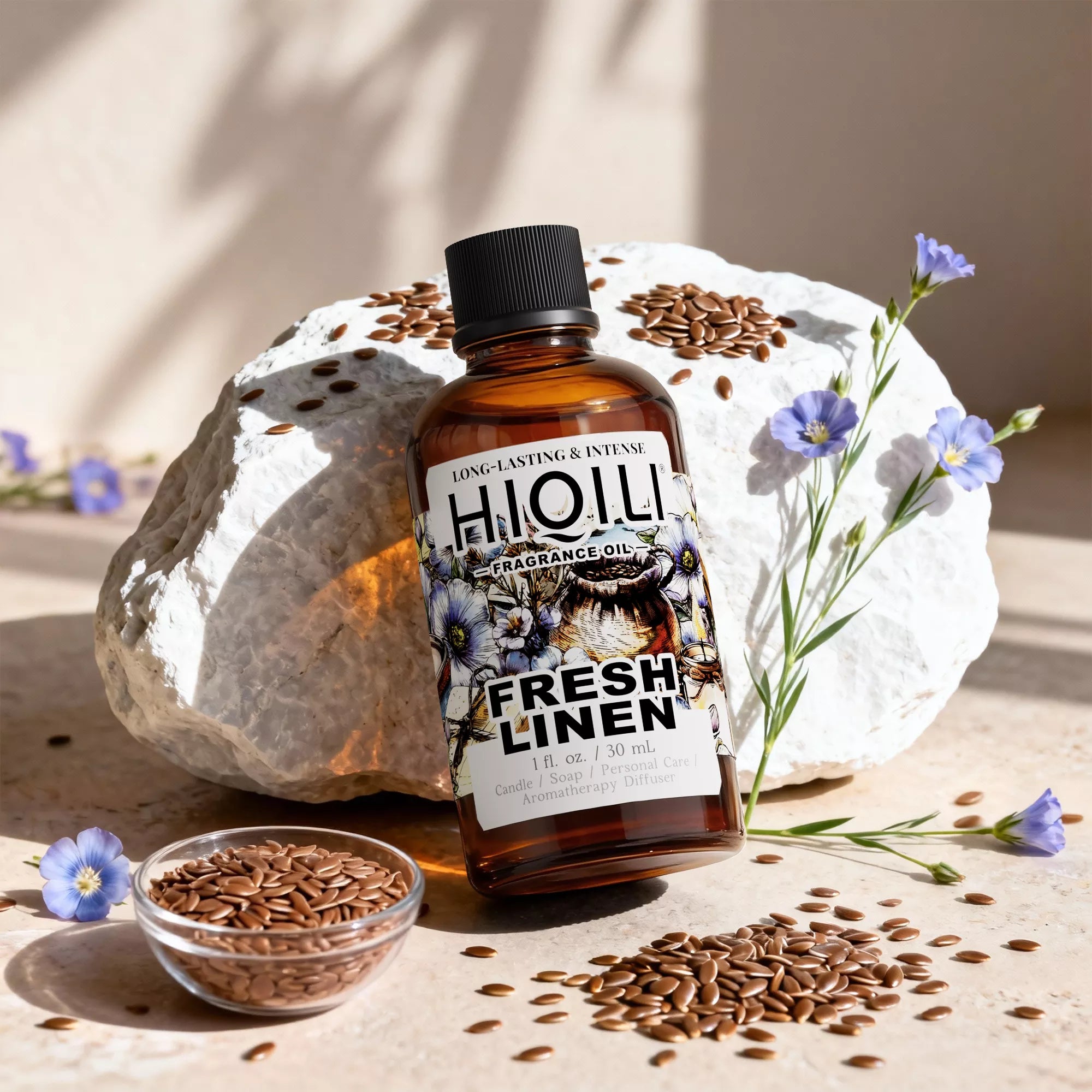 Fresh Linen Fragrance Oil | Clean Cotton Scent for Candles & DIY