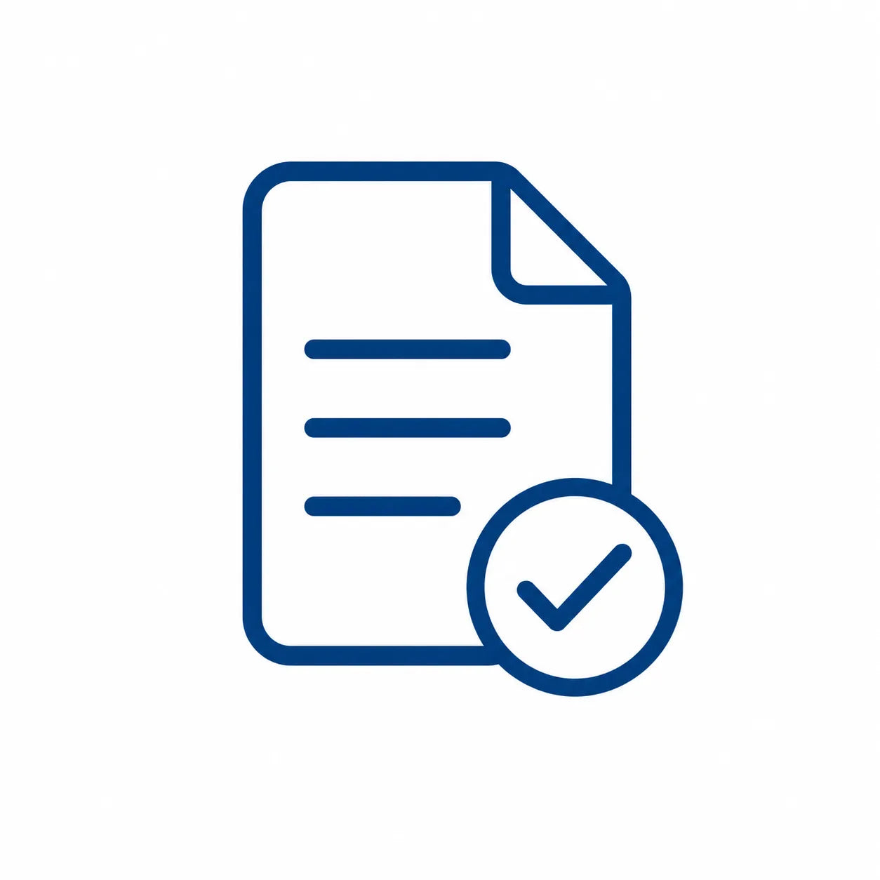 Document and checkmark icon representing available lavender essential oil reports