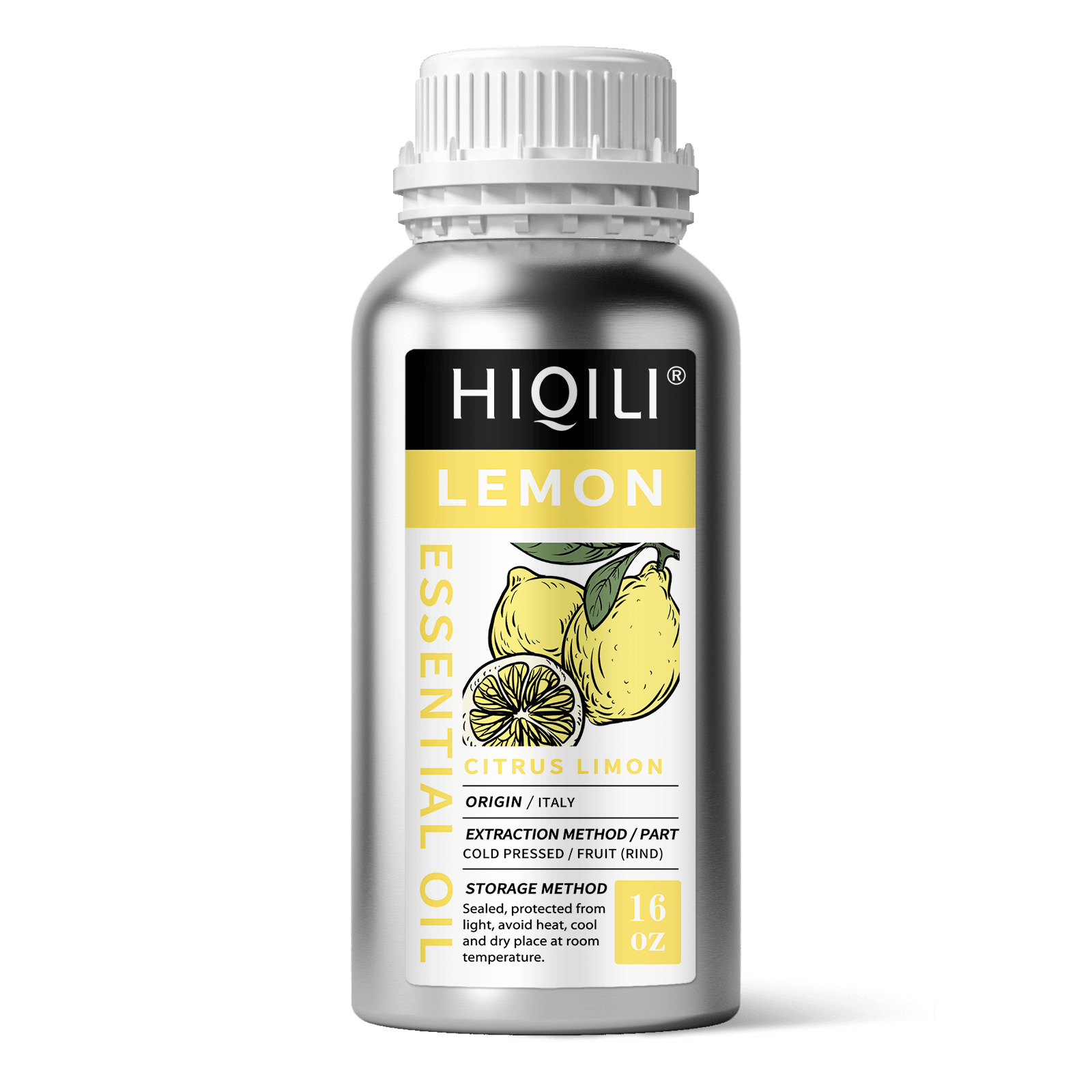 HIQILI Lemon Essential Oil 16 fl.oz. / 500 mL