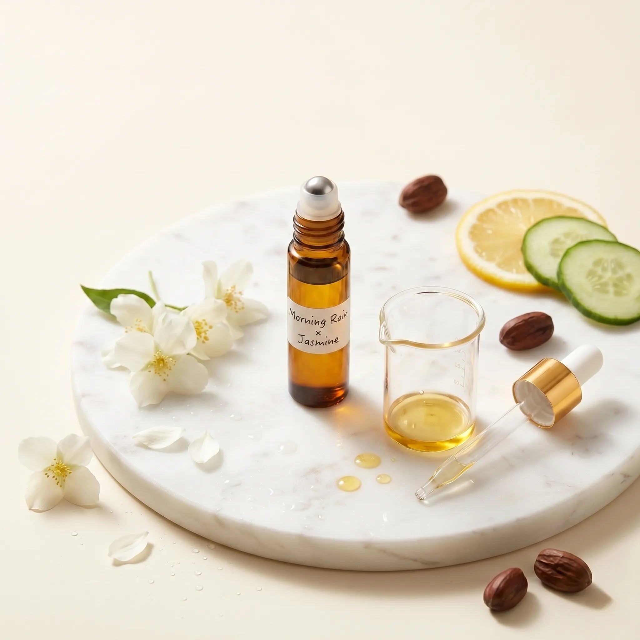 DIY Perfume Starter Kit — Morning Rain + Jasmine + Jojoba Oil