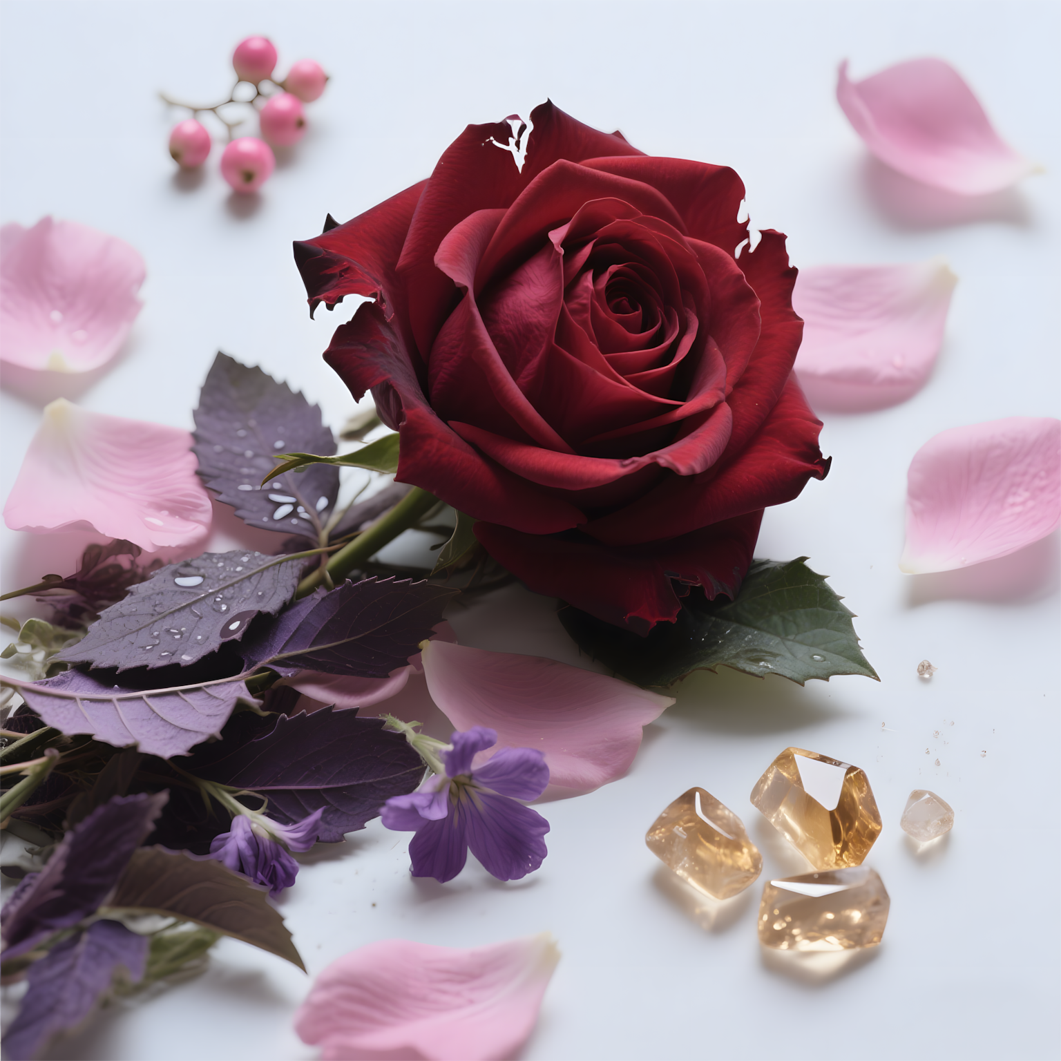 musky rose fragrance oil scent composition