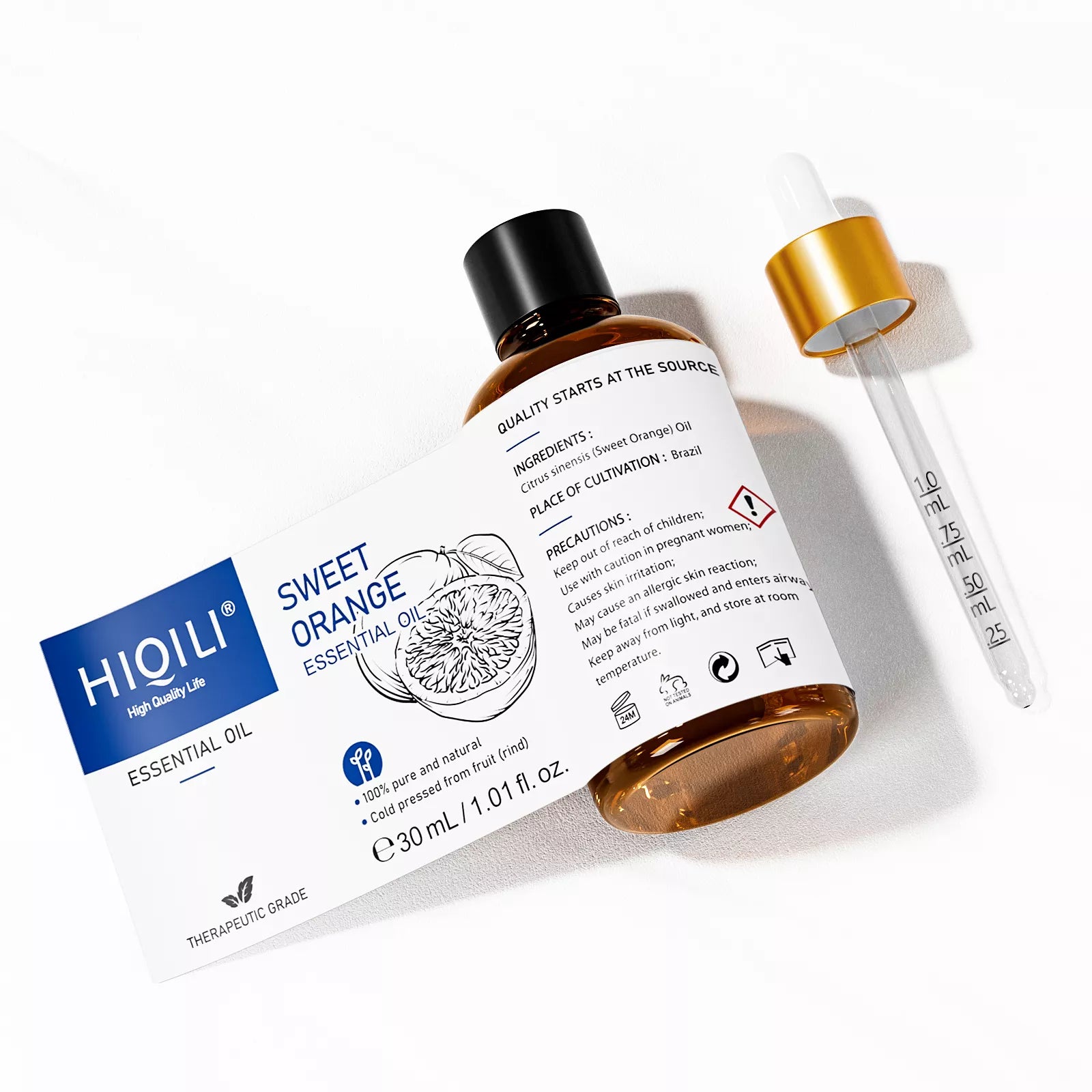 HIQILI Sweet Orange Essential Oil