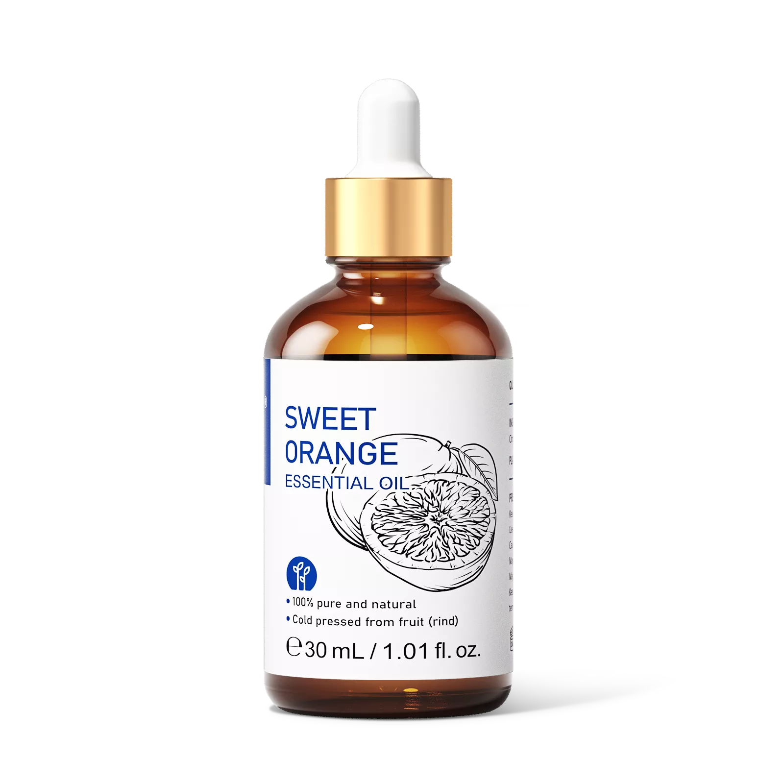 HIQILI Sweet Orange Essential Oil 1.01 fl. oz. / 30 mL