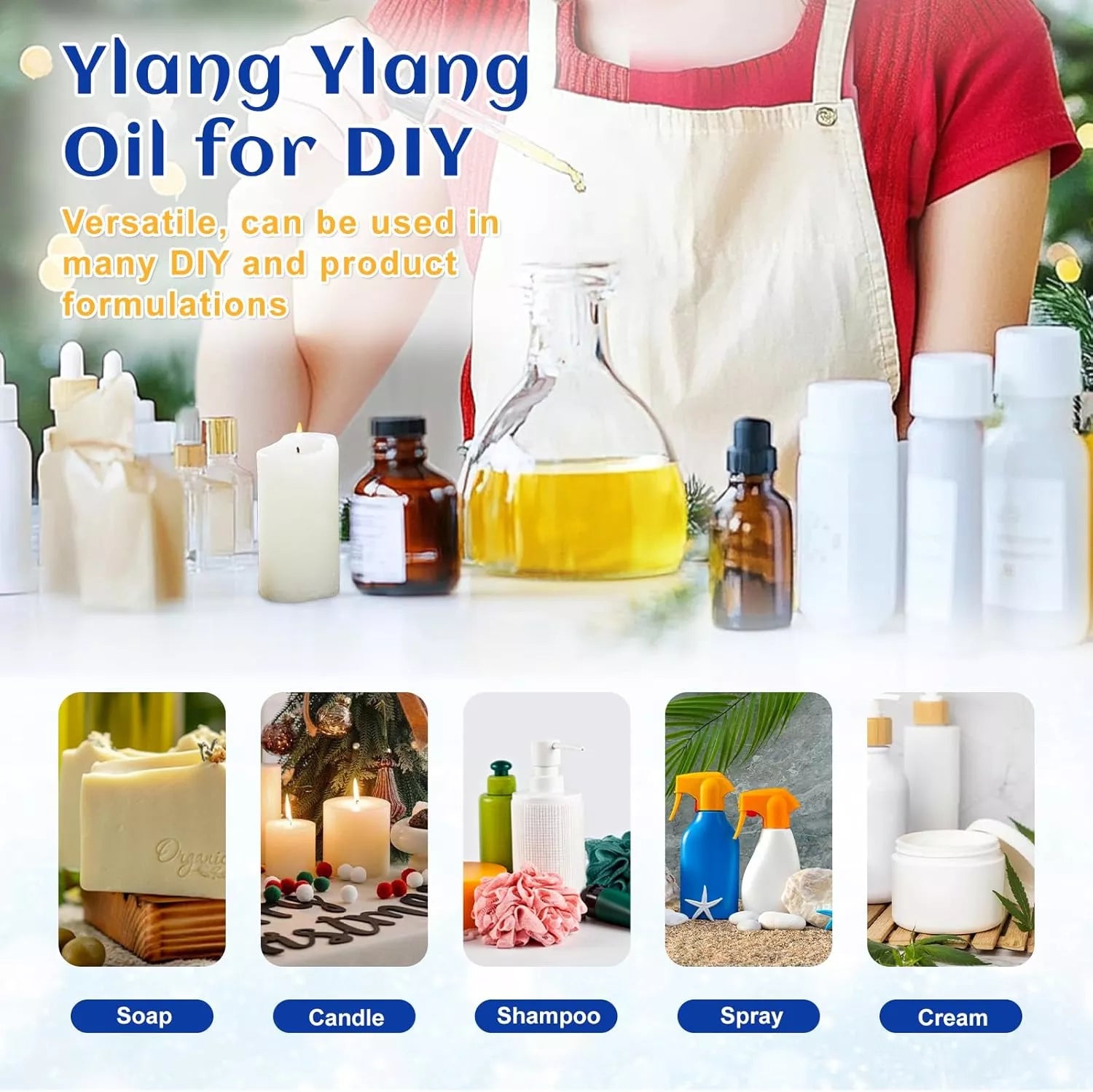 HIQILI Ylang-Ylang Essential Oil