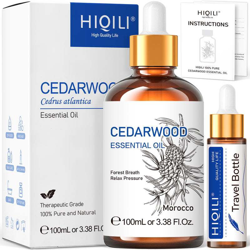 Wuhura Cedar Essential Oil for Diffuser 30ML - Premium Grade Aromatherapy  Essential Oil Cedarwood Fragrance Oils (1.01 Fl Oz)