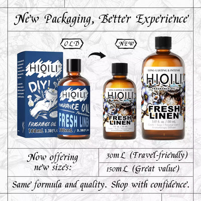 HIQILI Fresh Linen Fragrance Oil