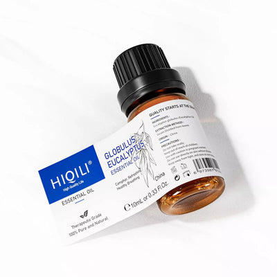 10ml eucalyptus essential oil label detials
