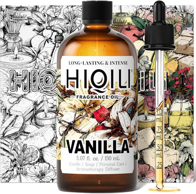 HIQILI Vanilla Fragrance Oil 5.07 fl. oz. / 150 mL
