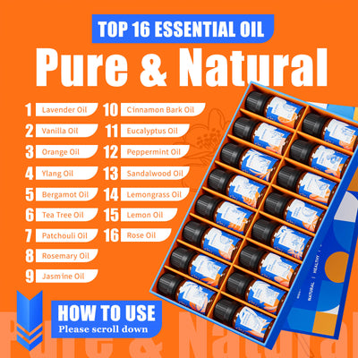 HIQILI Top 16 Essential Oils Set X 2