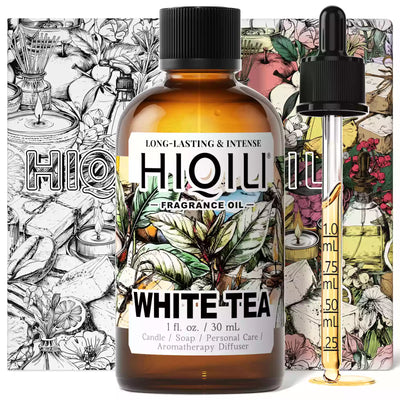 HIQILI White Tea Fragrance Oil 1.01 fl. oz. / 30 mL
