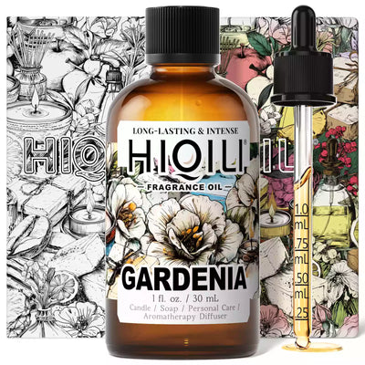HIQILI Gardenia Fragrance Oil 1.01 fl. oz. / 30 mL