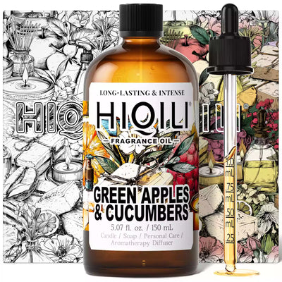 HIQILI Green Apples & Cucumbers Fragrance Oil 5.07 fl. oz. / 150 mL