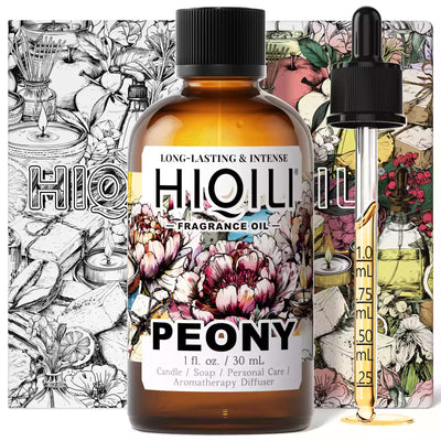 HIQILI Peony Fragrance Oil 1.01 fl. oz. / 30 mL