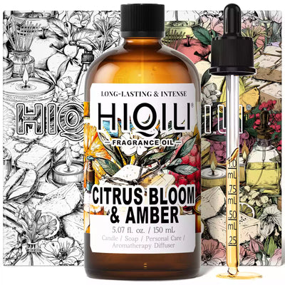 HIQILI Citrus Bloom & Amber Fragrance Oil 5.07 fl. oz. / 150 mL