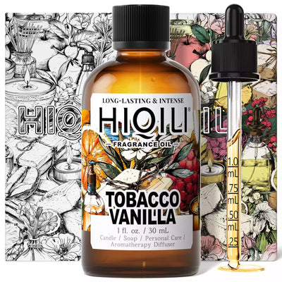 HIQILI Tobacco Vanilla Fragrance Oil 1.01 fl. oz. / 30 mL